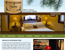Tablet Screenshot of evergreensuite.net